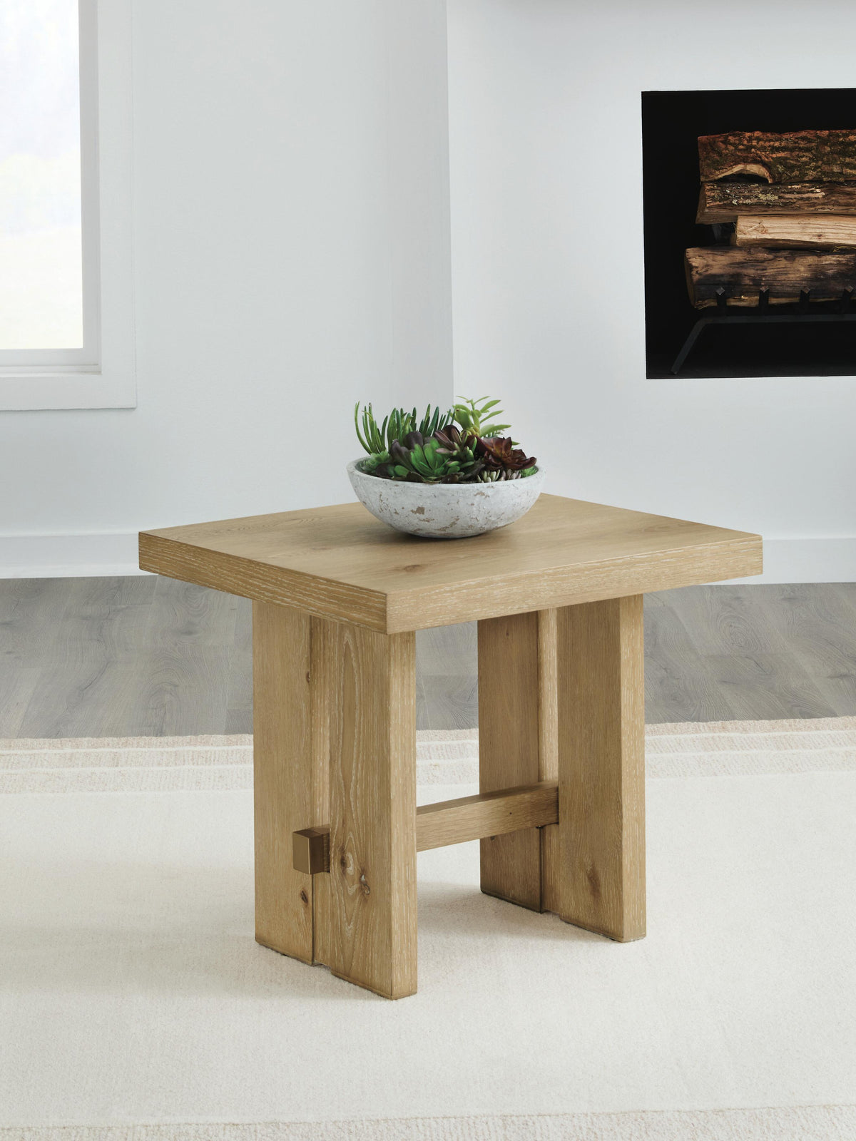 Crendlin End Table - Light Brown  (T537-SI) - Image 2