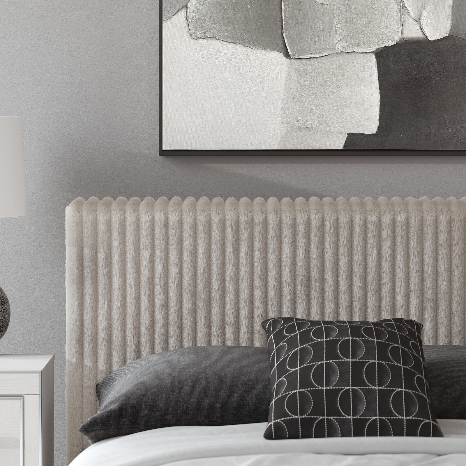 Zuraleus Queen Upholstered Bed (PCB3381-SI) - Image 9