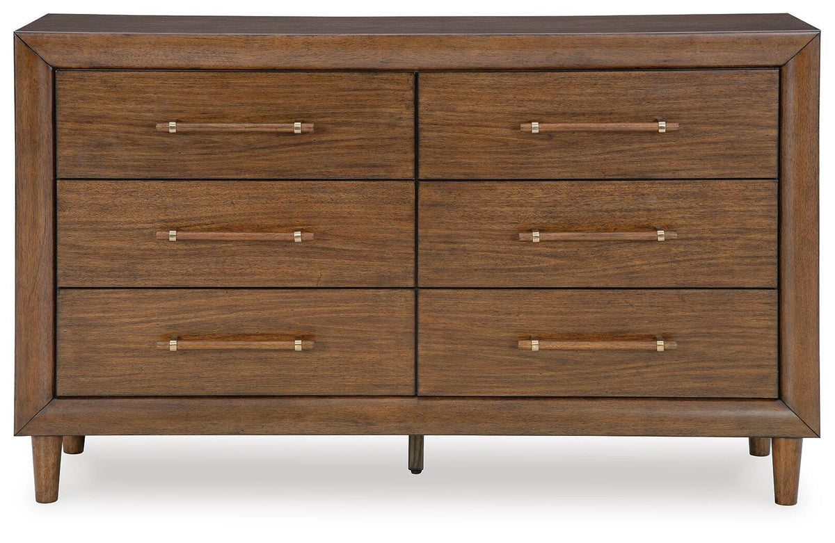 Lyncott Dresser - Brown  (B615-SI)