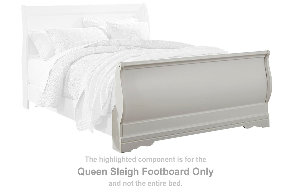 Anarasia Sleigh Footboard (Youth) - White  (B129-SI) - Image 3