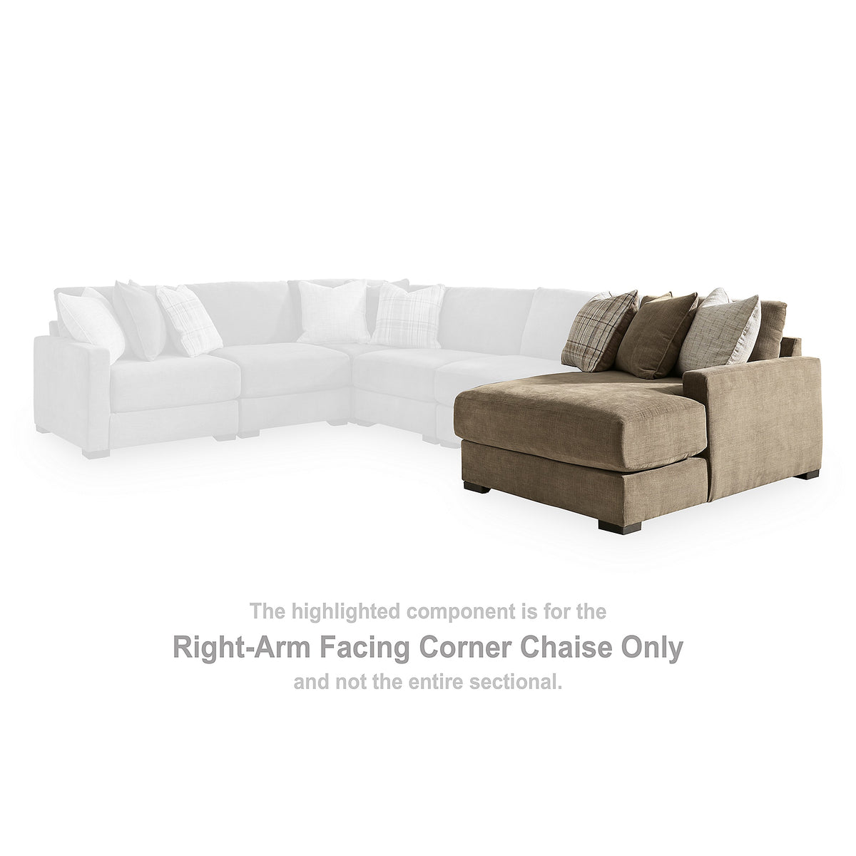 Camellia-Court Right-Arm Facing Corner Chaise (6820717-SI) - Image 15