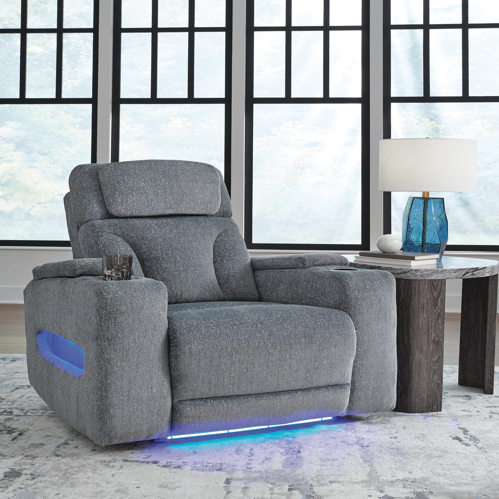Studio Cave Power Reclining Loveseat with Console (PC49802-SI) - Image 16