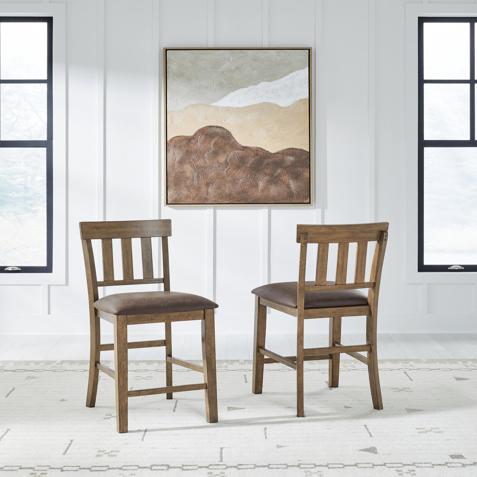 Urbinforte Counter Height Barstool (Set of 2) (PCD592-SI) - Image 6