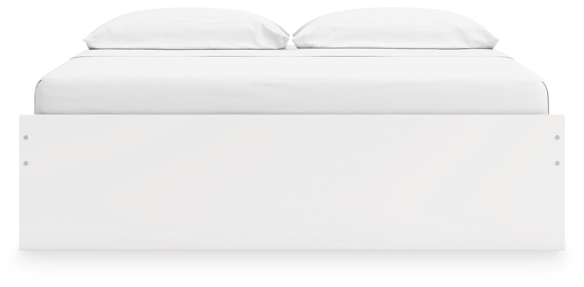 Onita Platform Bed - White  (EB9630-SI) - Image 3