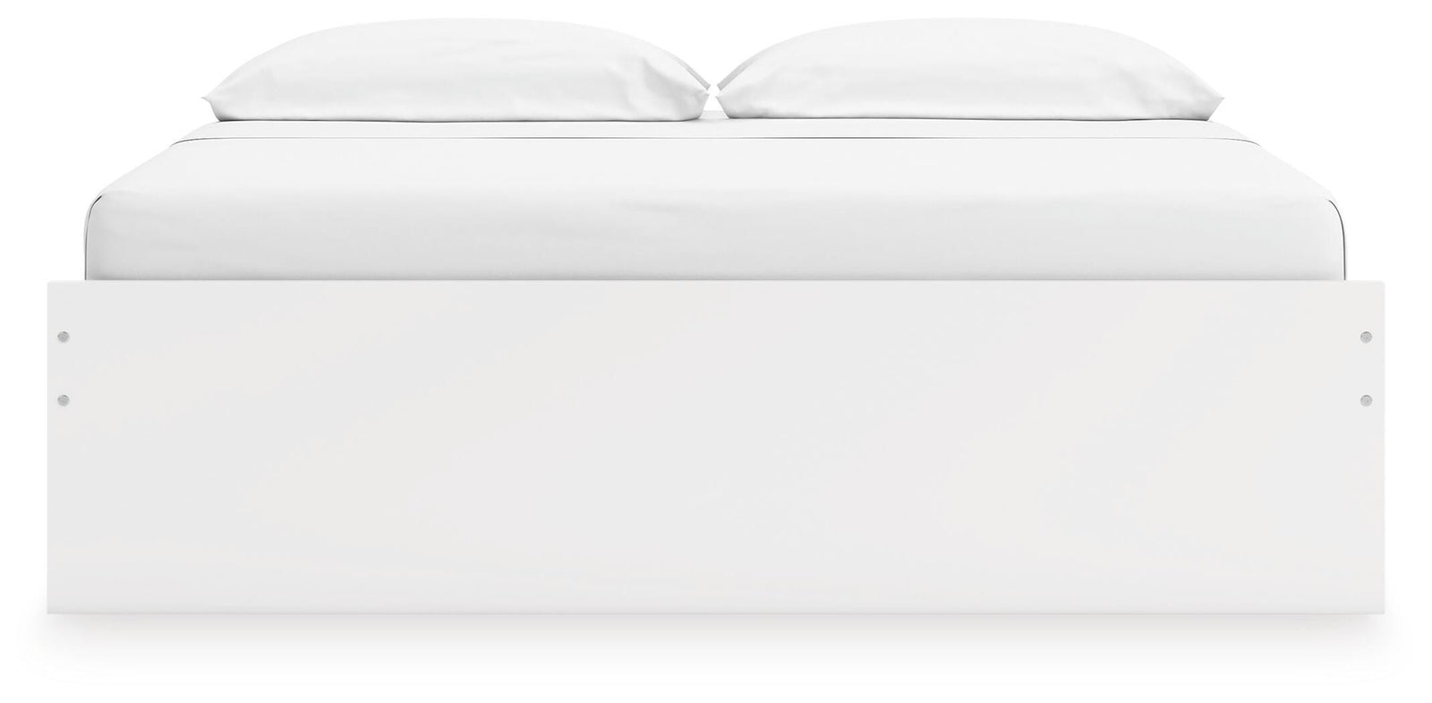 Onita Platform Bed - White  (EB9630-SI) - Image 3