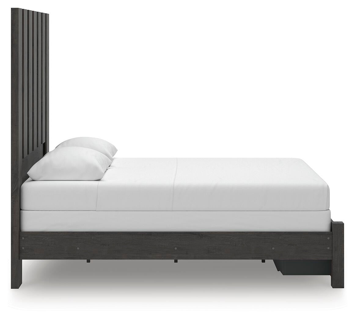 Fraluna Queen Panel Storage Bed (PCB3370-SI) - Image 8