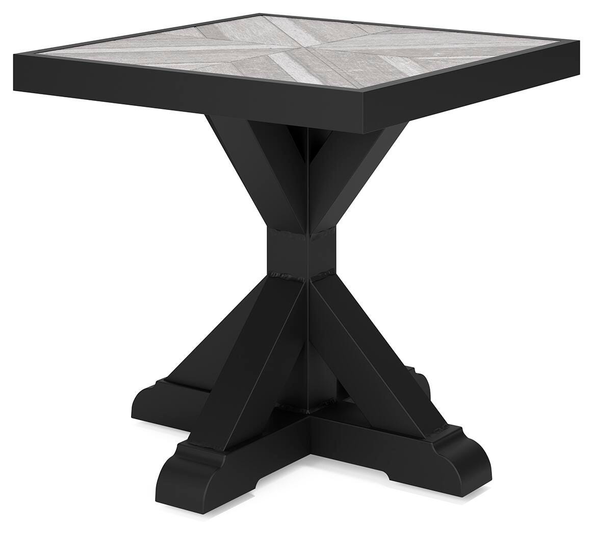 Beachcroft Outdoor End Table (P792-SI)