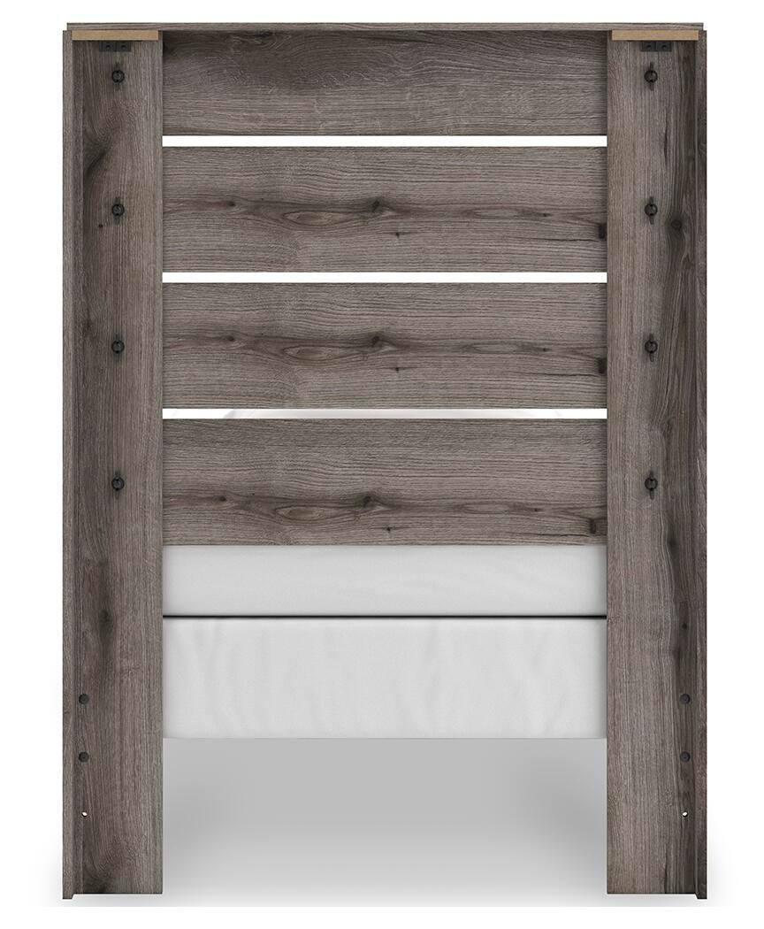 Graystorm Twin Panel Bed (PCB2405-SI) - Image 5