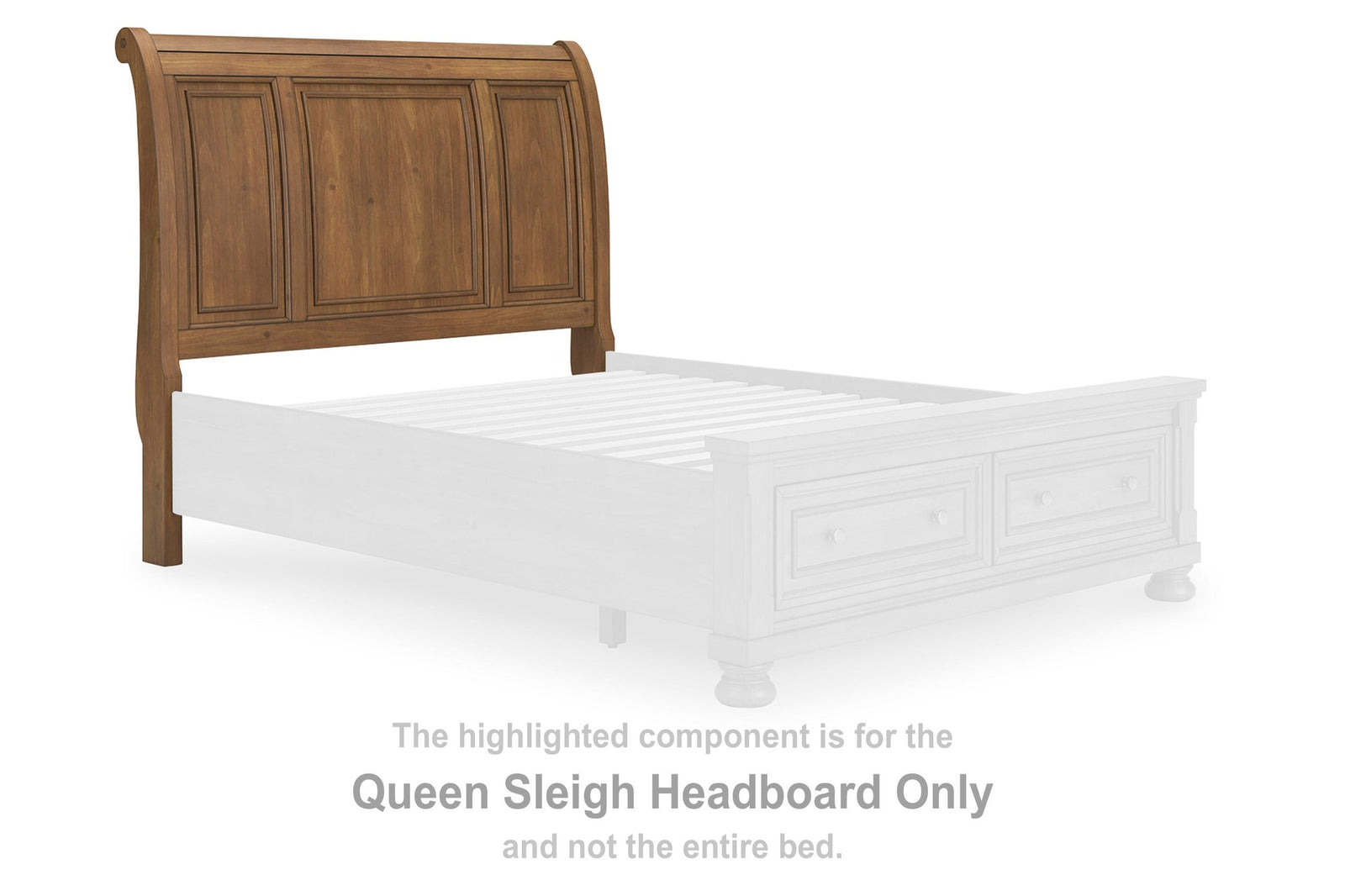 Feddinger Queen Storage Footboard (PCB779-SI) - Image 5