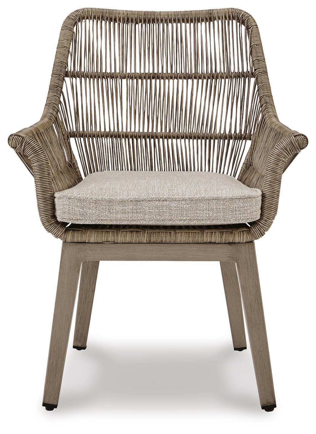 Beach Front Arm Chair with Cushion (Set of 2) (P399-SI) - Image 3