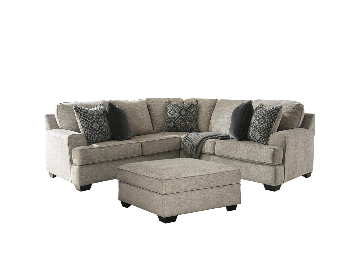 Bovarian 2-Piece Sectional with Ottoman (56103-SI)
