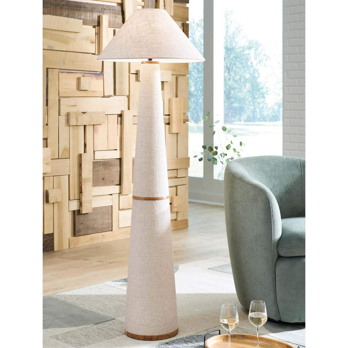 Dellridge Floor Lamp (L400001-SI) - Image 2