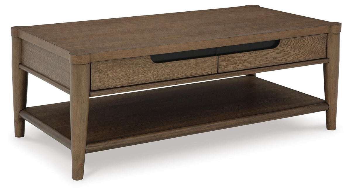 Roanhowe Coffee Table and 2 End Tables - Brown  (T769-SI) - Image 3