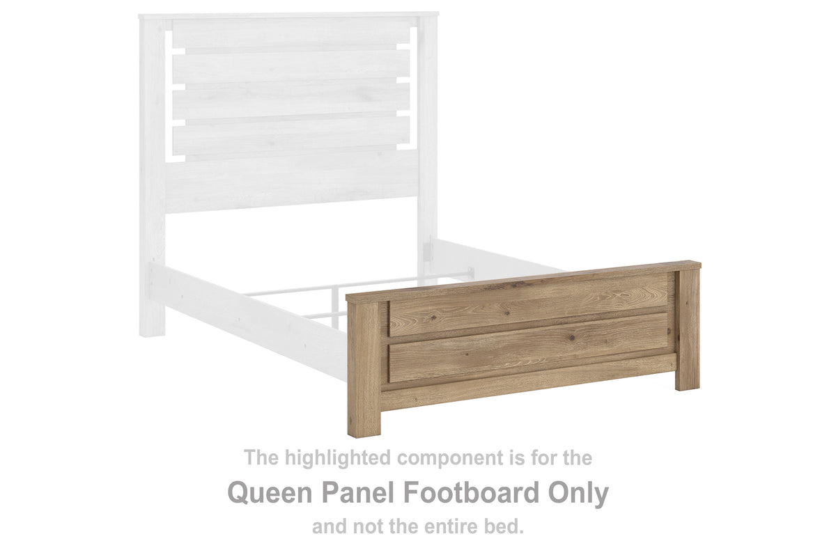 Brozmont Panel Footboard - Tan  (B1045-SI)