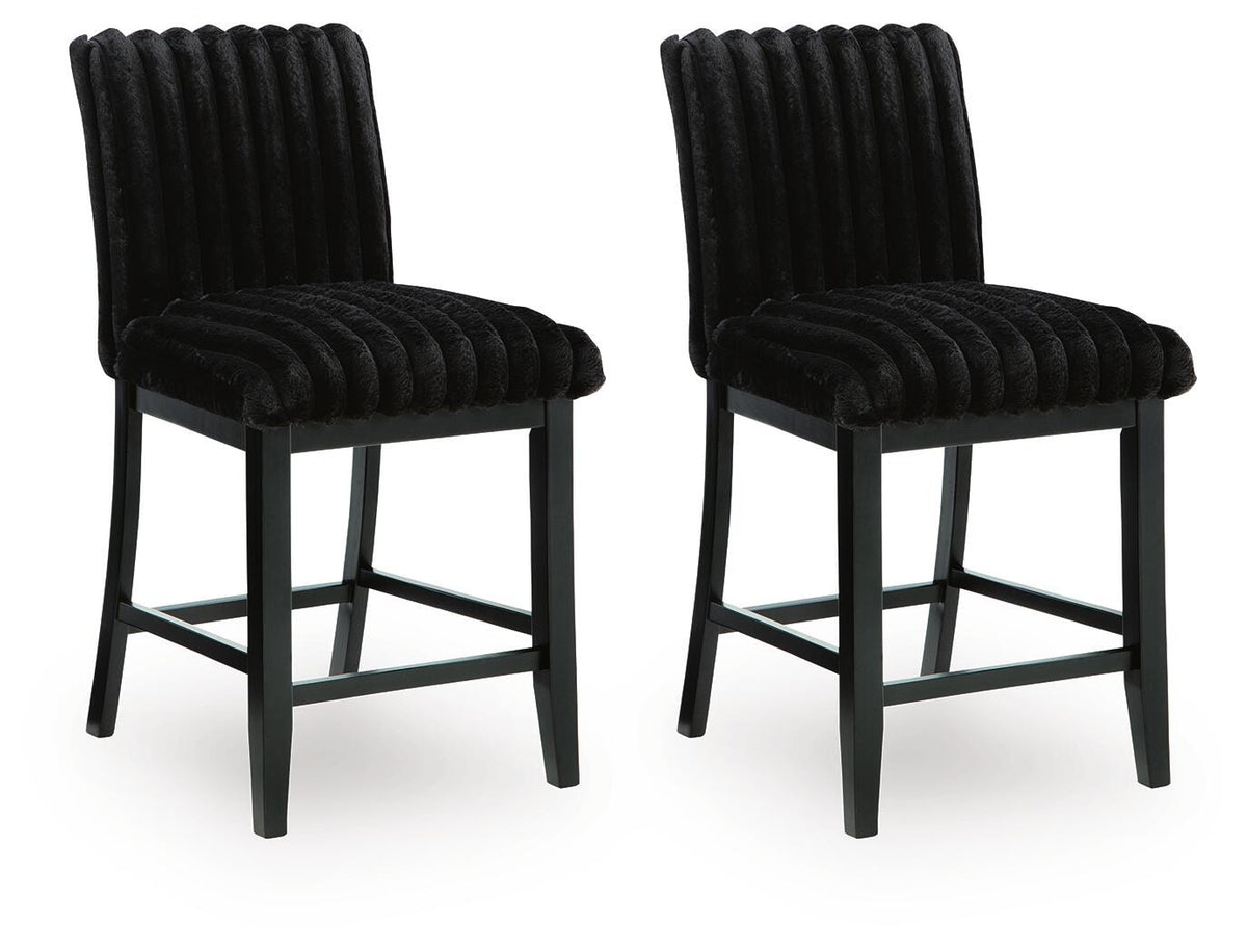 Mervannie Counter Height Barstool (PCD571-SI)