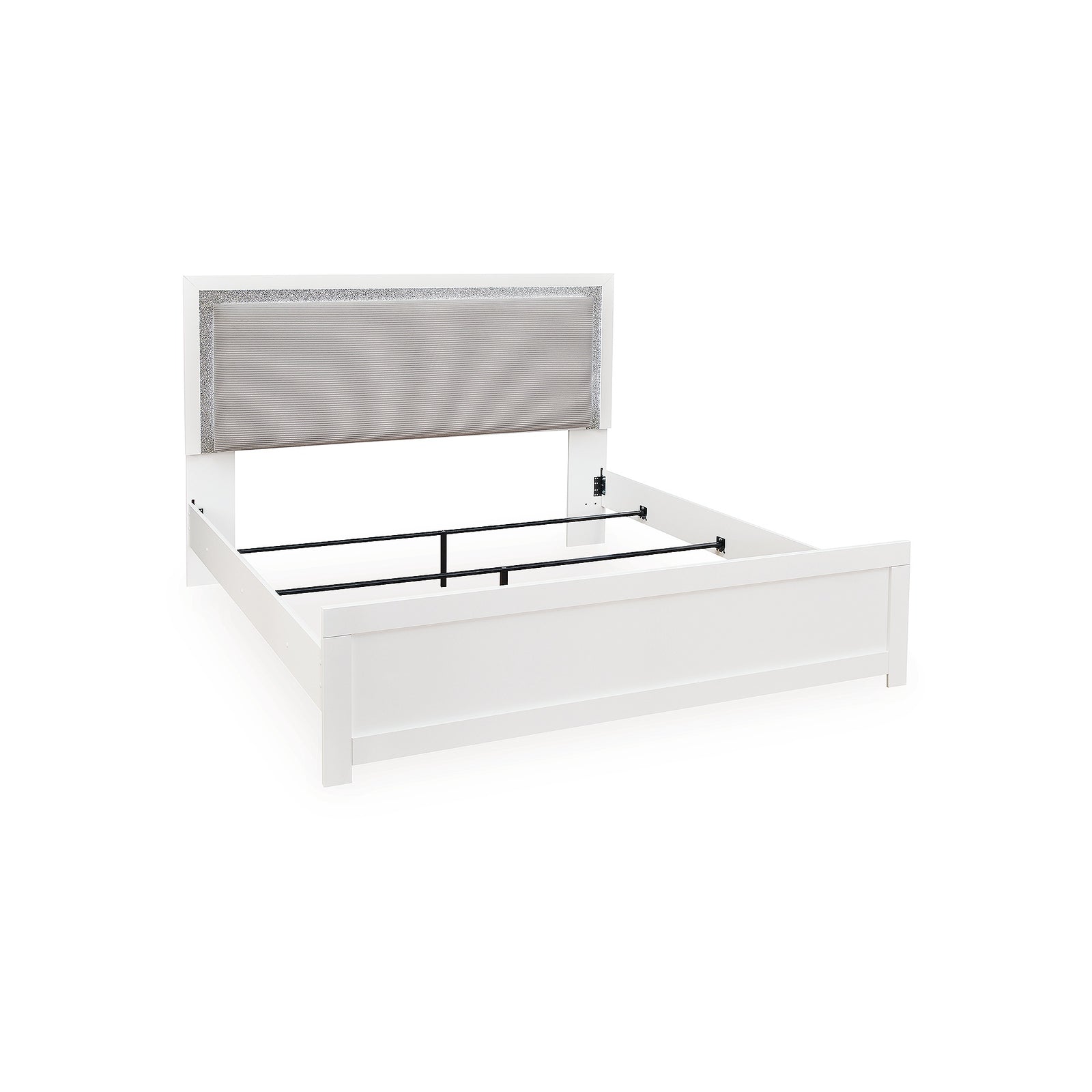 Maeling King Upholstered Panel Bed (PCB1119-SI) - Image 3