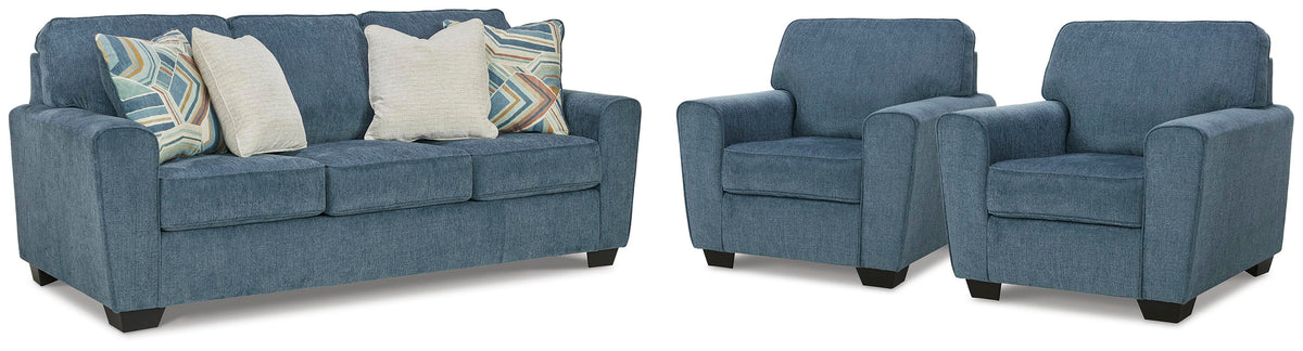Cashton Sofa and 2 Chairs (40605-SI)