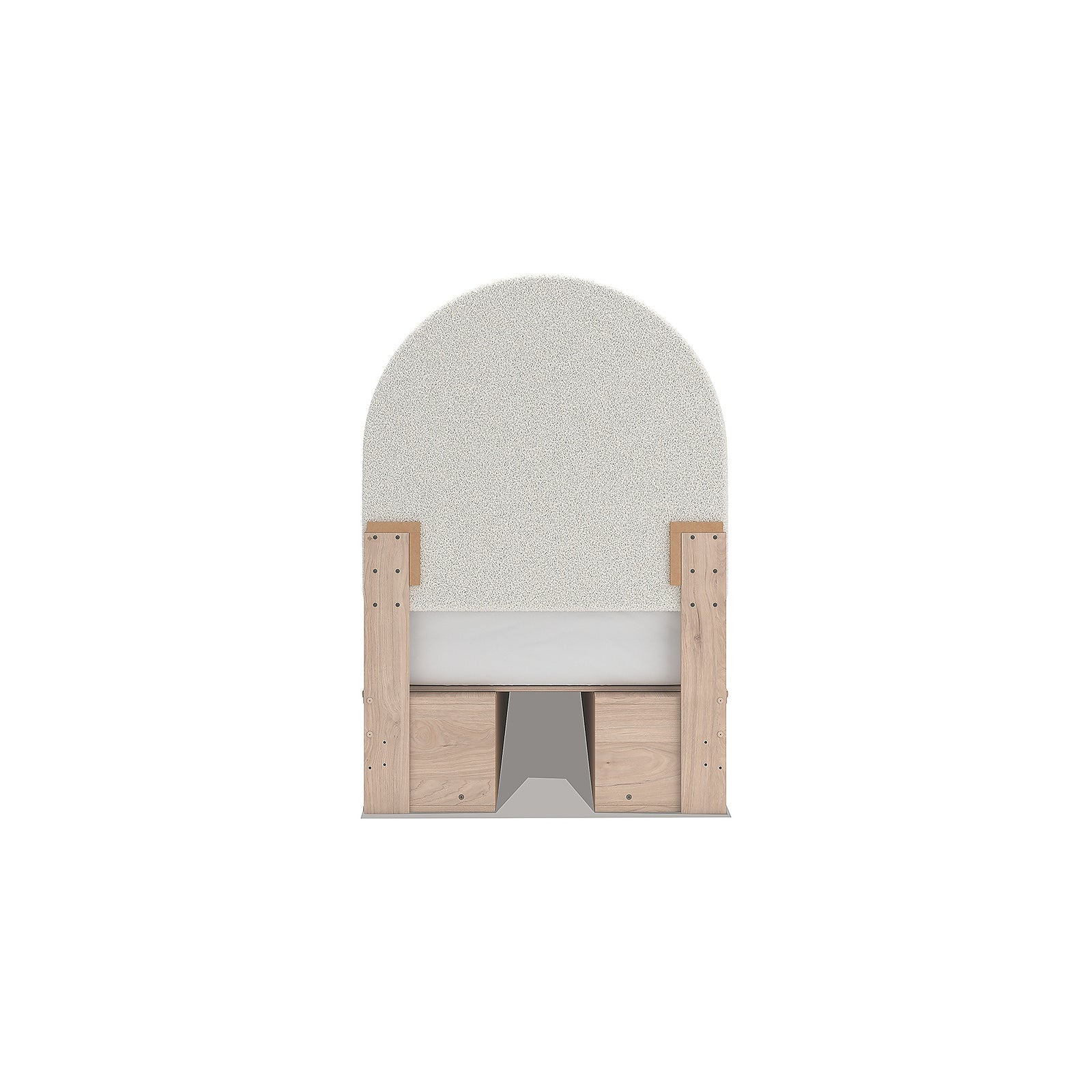 Arloster Twin Upholstered Panel Bed with Storage (PCB1566-SI) - Image 7