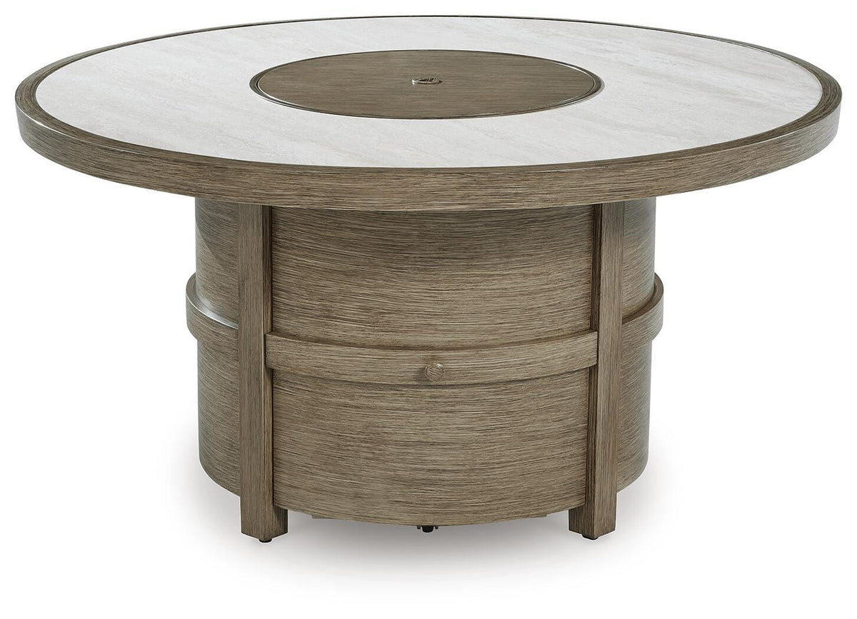 Rainier Ranch Fire Pit Table (P701-SI) - Image 16
