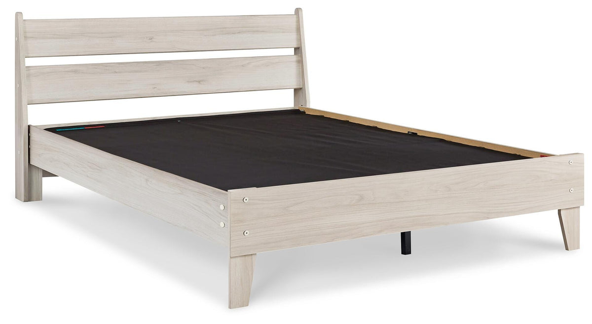 Socalle Panel Platform Bed with Dresser and Nightstand - Light Natural  (EB1864-SI) - Image 8