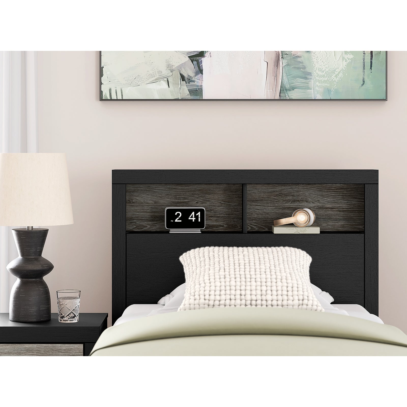 Broachmyn Twin Bookcase Bed, Dresser and Mirror (PCB1118-SI) - Image 18
