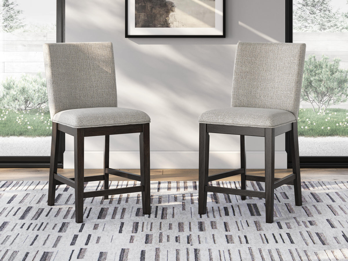 Neymorton Counter Height Barstool (Set of 2) (D618-SI) - Image 6