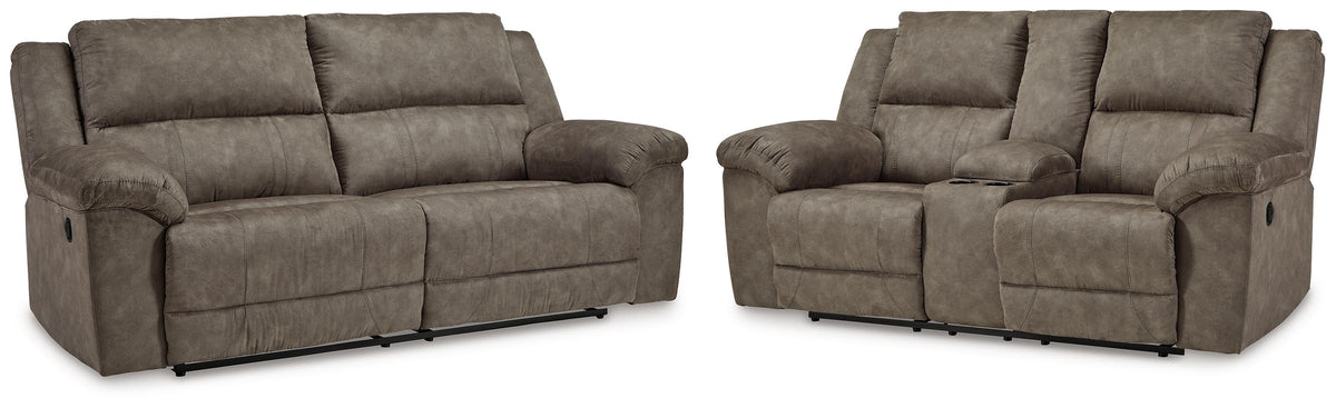 Laresview Reclining Sofa and Loveseat (37203-SI)