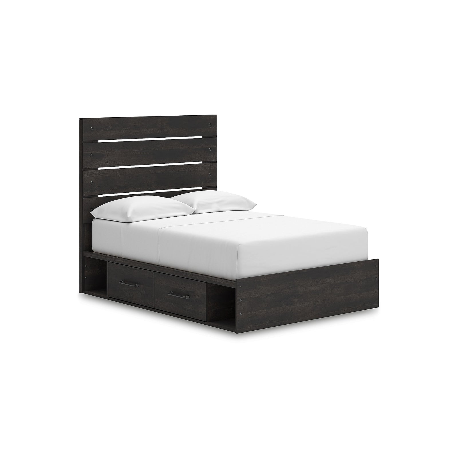 Hollivern Full Panel Bed with Storage (PCB2108-SI) - Image 2