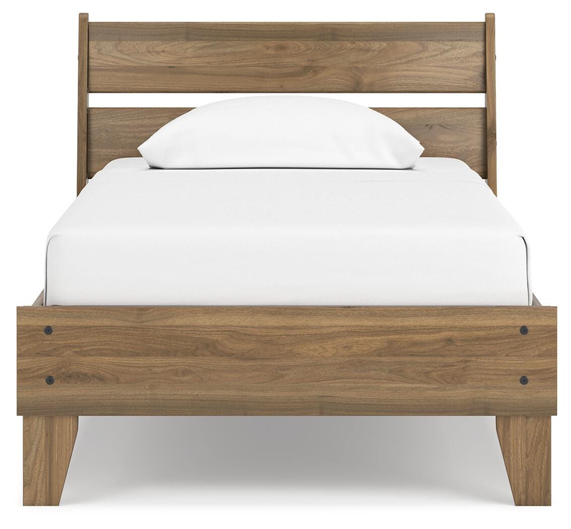 Deanlow Platform Panel Bed (Youth) - Honey  (EB1866-SI) - Image 4
