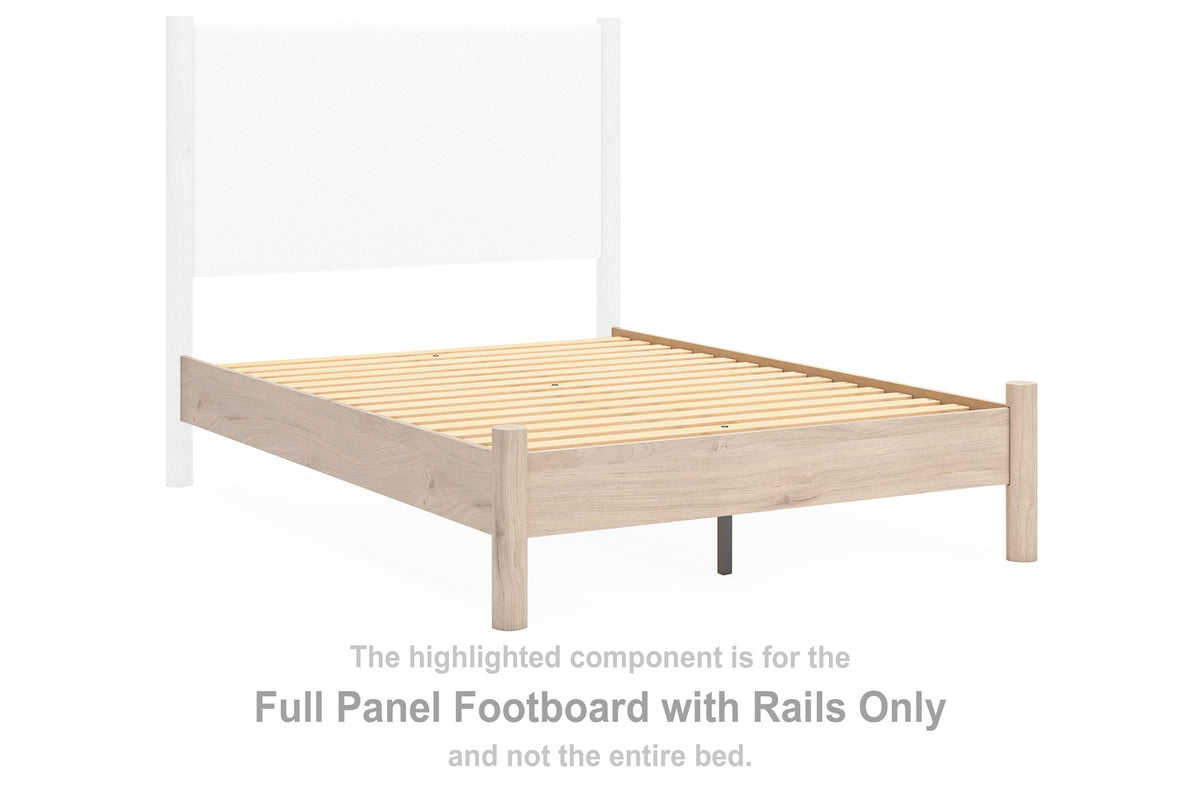 Cadmori Panel Footboard with Rails (Youth) - Tan  (B2615-SI)