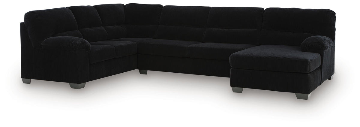SimpleJoy 3-Piece Sectional with Chaise (24204-SI)