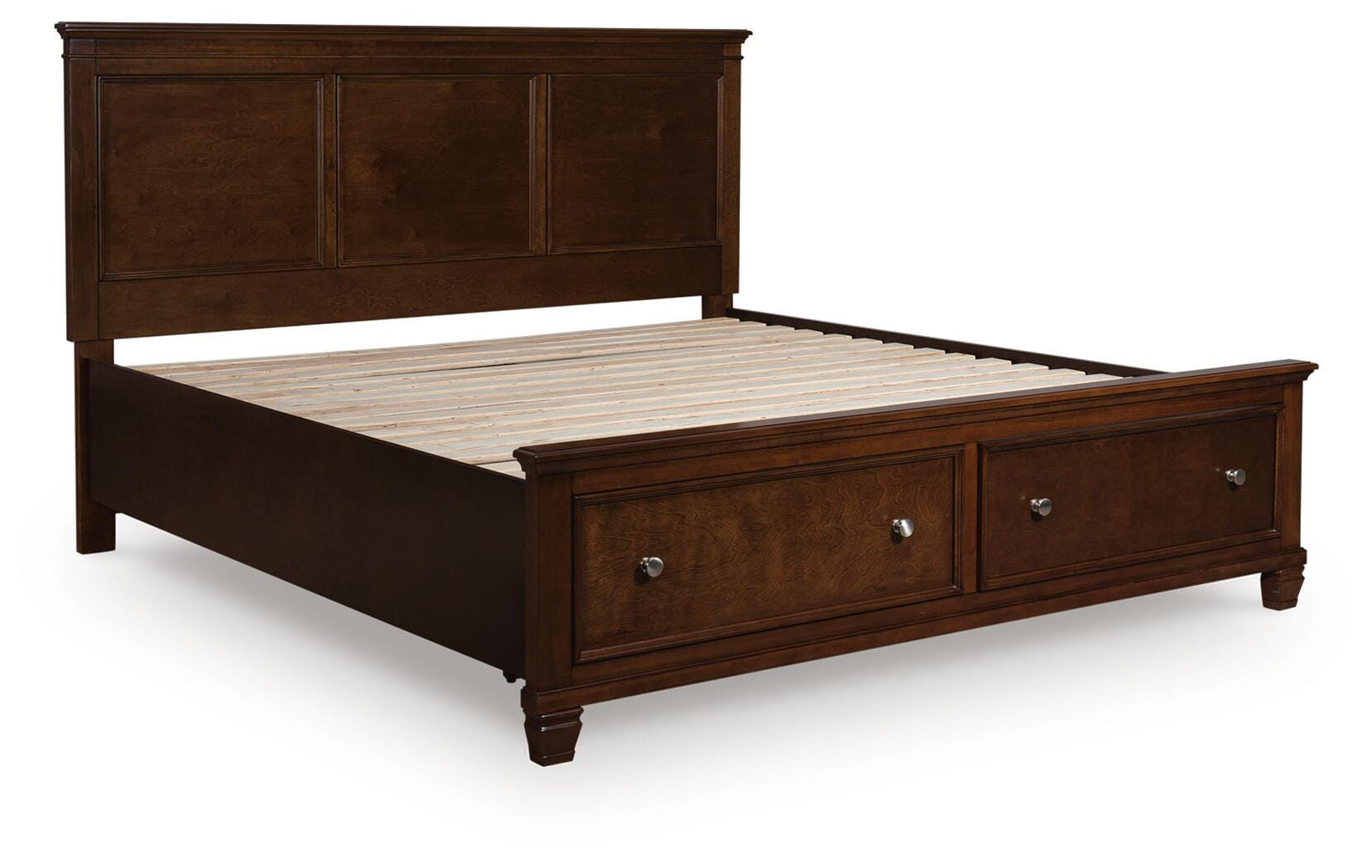Danabrin Panel Storage Bed - Brown  (B685-SI)