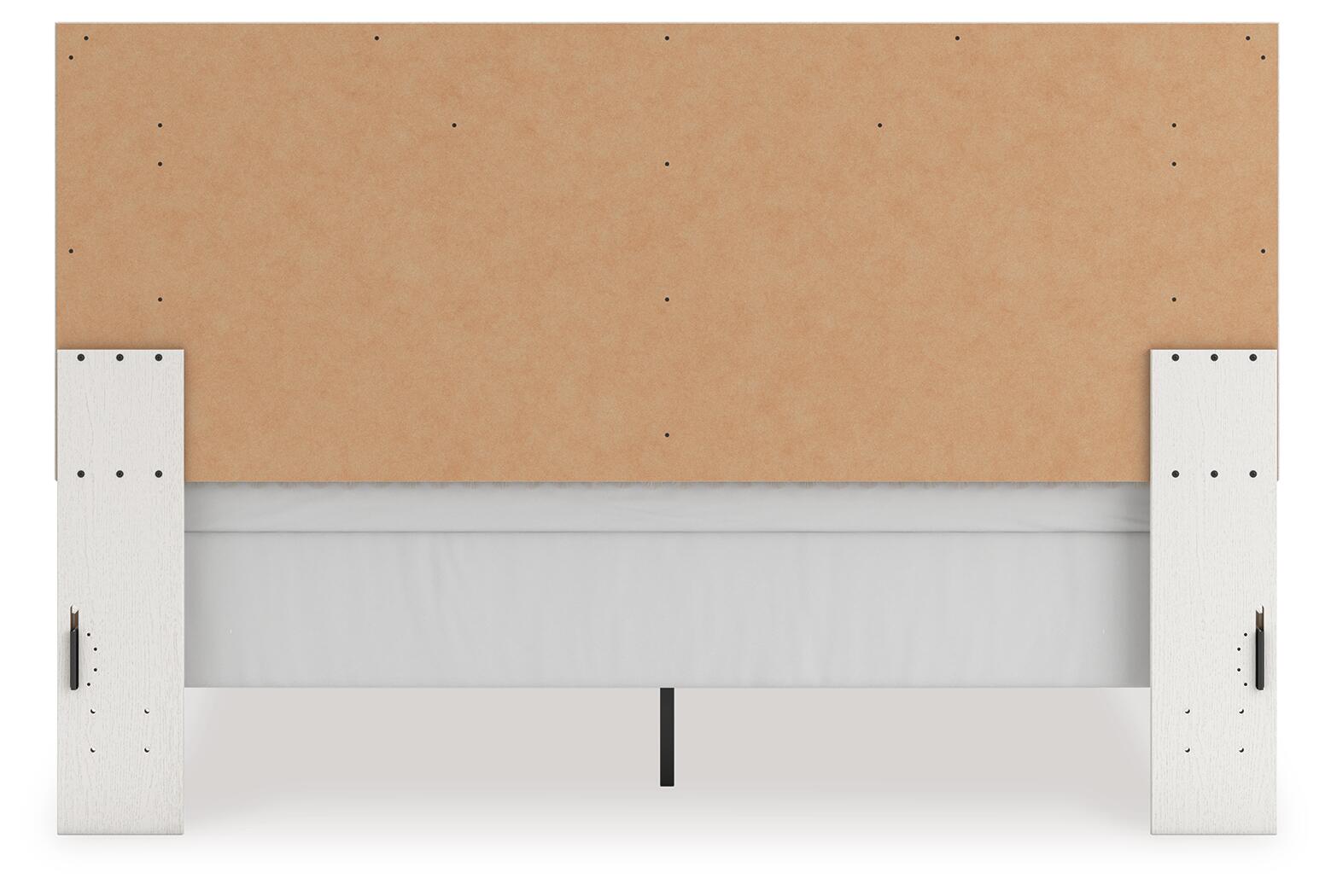 Zuraleus King Upholstered Panel Bed, Dresser, Mirror and Nightstand (PCB3381-SI) - Image 13