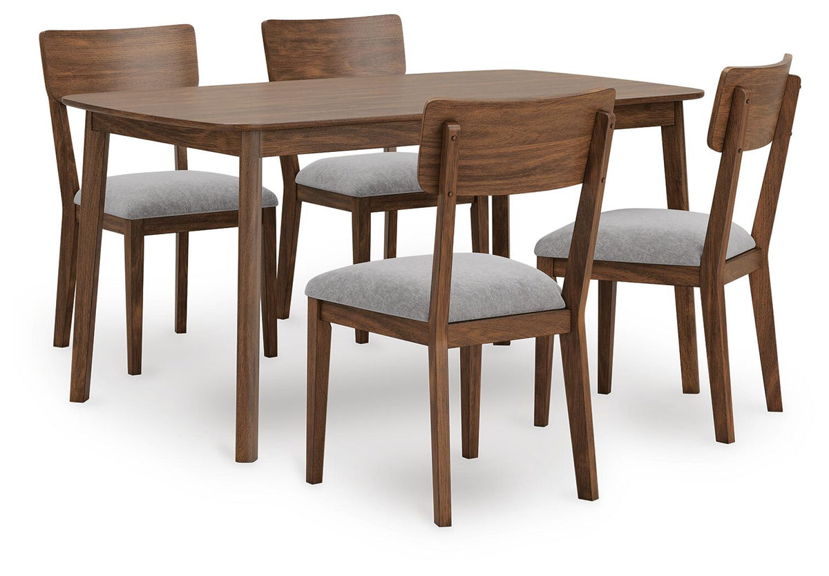 Tameride Dining Table and 4 Chairs (Set of 5) (PCD609-SI)