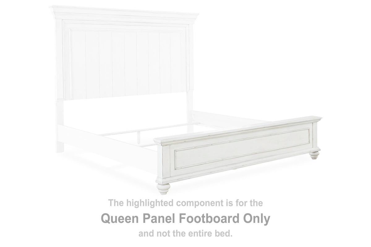 Kanwyn Panel Footboard - Whitewash  (B777-SI)