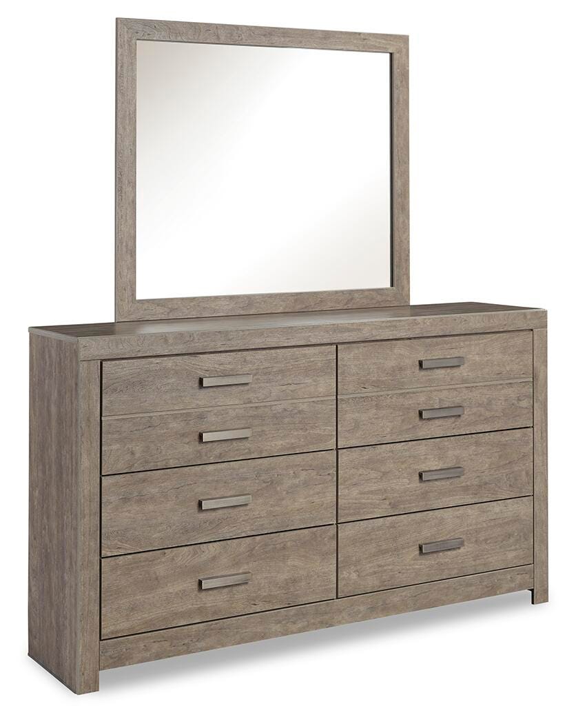 Culverbach Dresser and Mirror - Gray  (B070-SI)