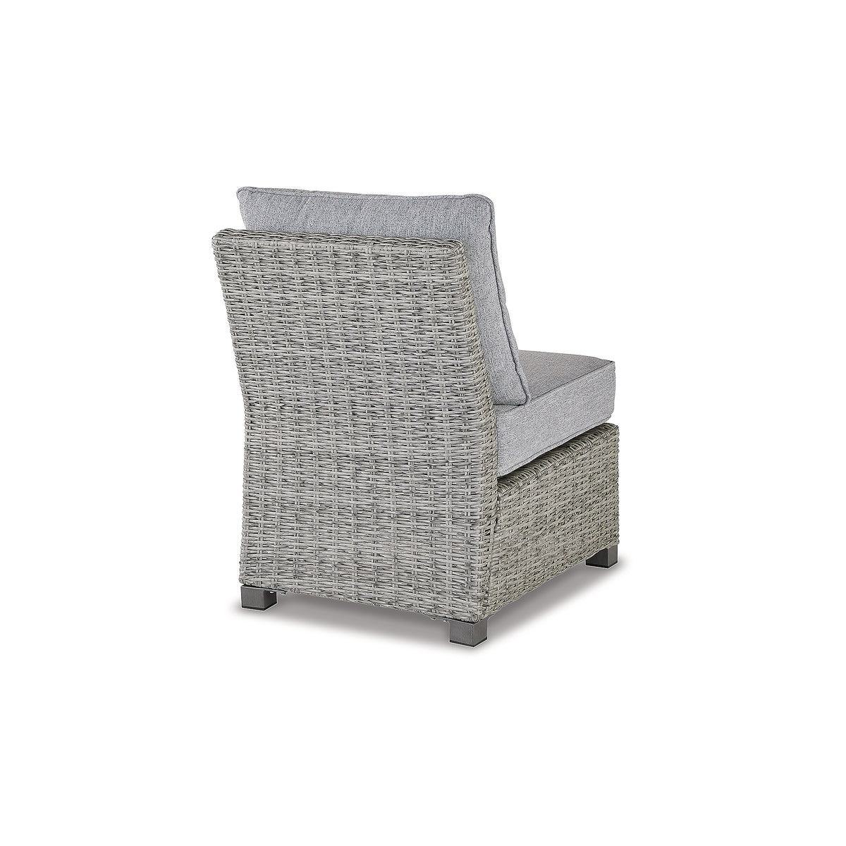 Naples Beach Armless Chair with Cushion (P439-846-SI) - Image 4