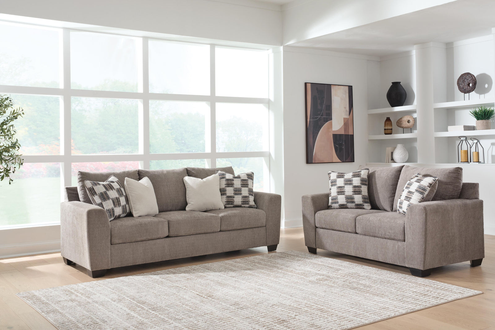 Loreo Sofa and Loveseat (63102-SI) - Image 8