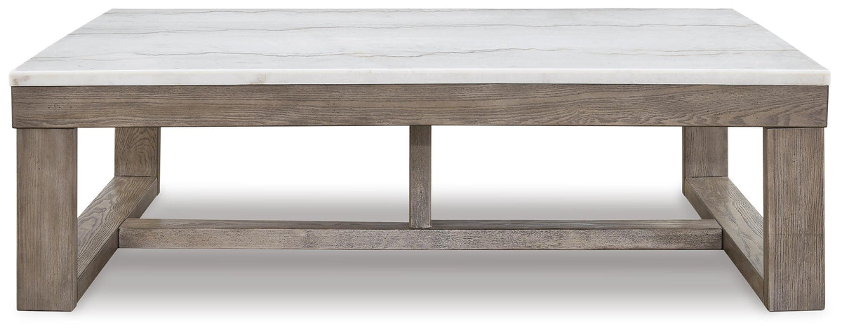 Loyaska Coffee Table - Brown/Ivory  (T789-SI) - Image 2