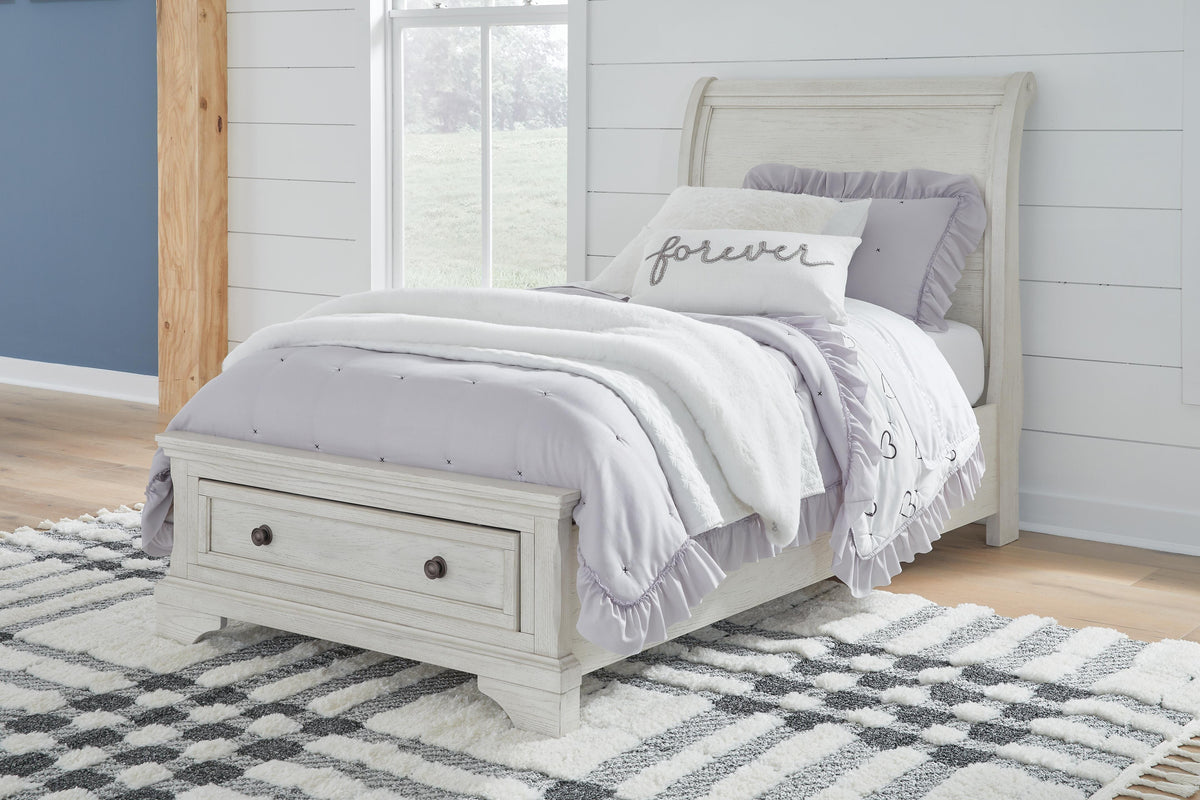 Robbinsdale Sleigh Storage Bed, Dresser and Mirror (B742-SI) - Image 7