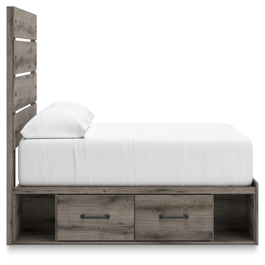 Graystorm Full Panel Bed with Storage (PCB2405-SI) - Image 8
