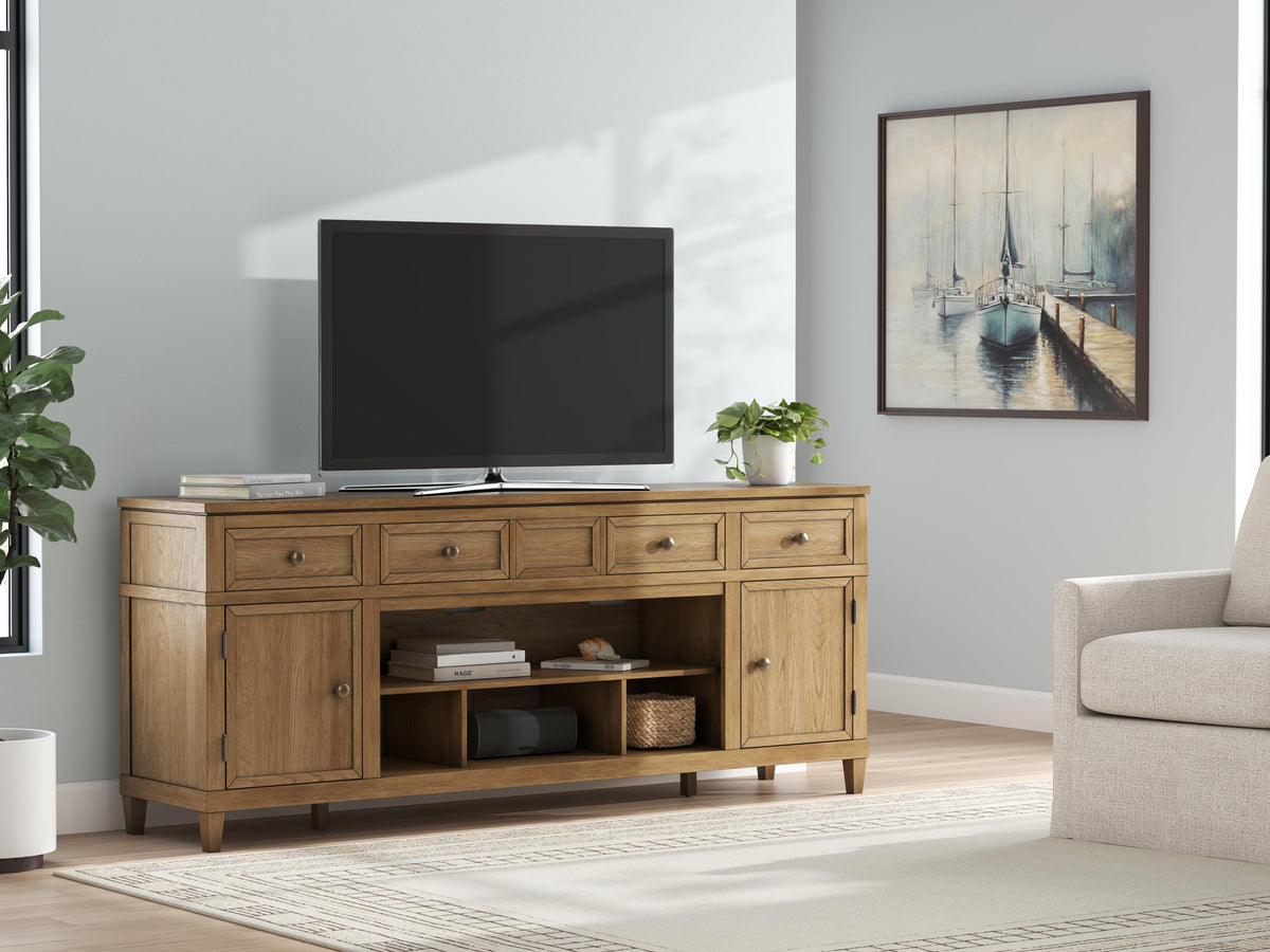 Sharlance 81 TV Stand (W655-SI) - Image 7