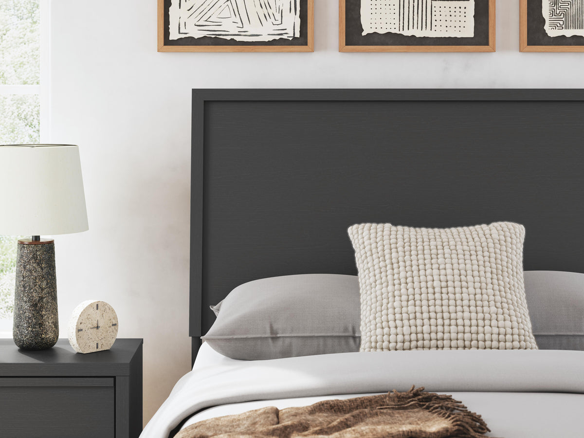 Danziar Panel Bed (Youth) - Black  (B1013-SI) - Image 9