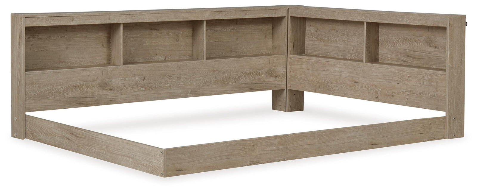 Oliah Bookcase Storage Bed (Youth) - Natural  (EB2270-SI) - Image 3