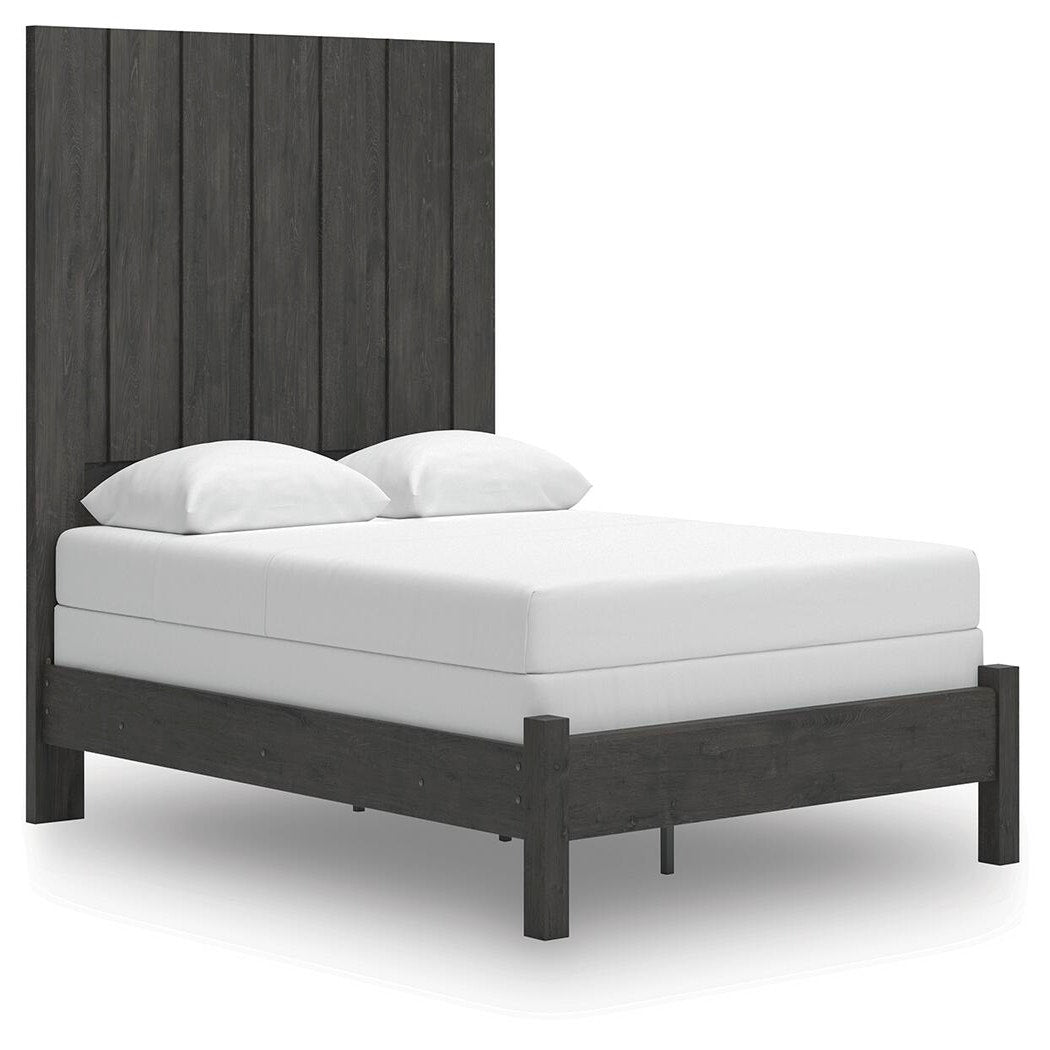 Fraluna Queen Panel Bed, Dresser, Mirror, and Nightstand (PCB3370-SI) - Image 10
