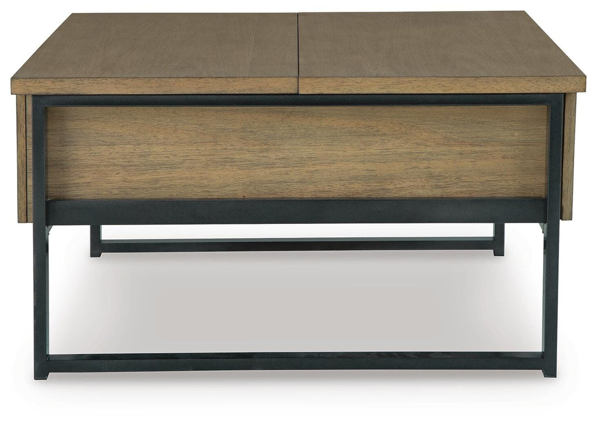 Montia Lift-Top Coffee Table - Light Brown  (T602-SI) - Image 5