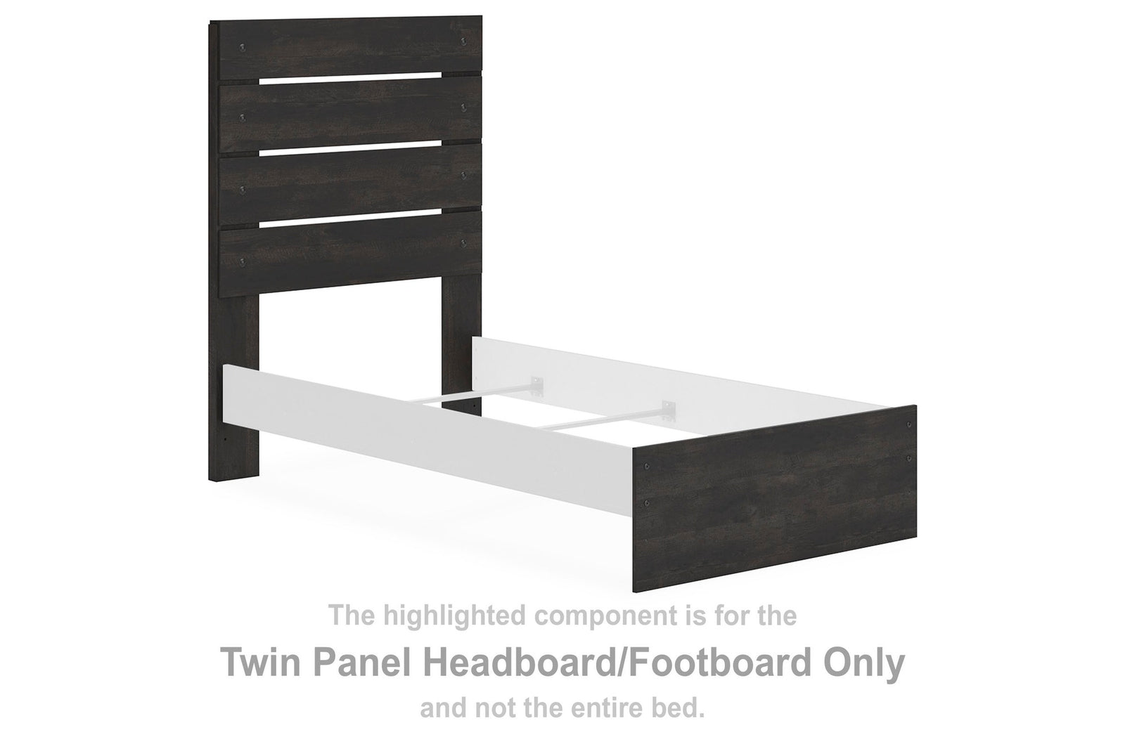 Hollivern King Panel Headboard/Footboard (PCB2108-SI)