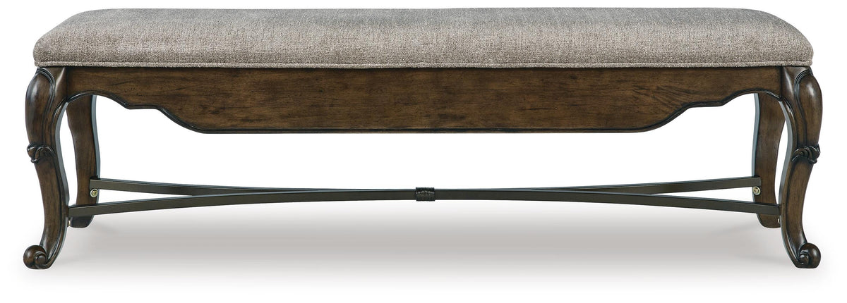 Maylee Dining Table, 2 Chairs and Bench (D947-SI) - Image 6