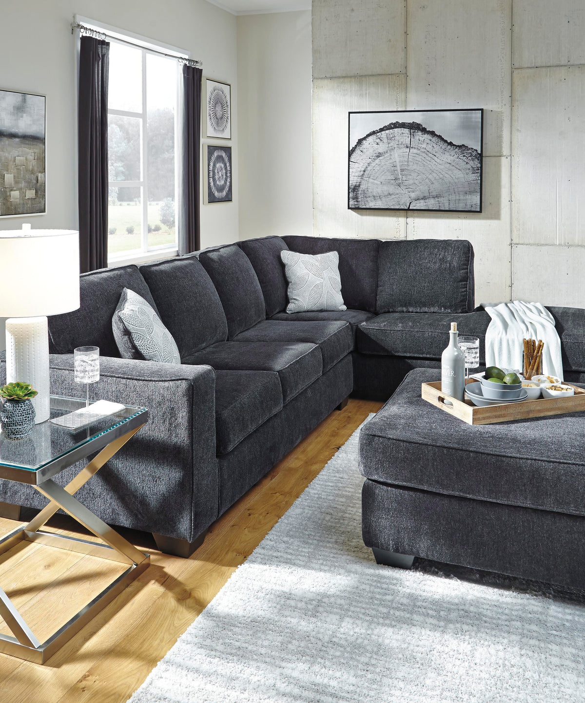 Altari Right-Arm Facing Full Sofa Sleeper (87213-SI) - Image 43