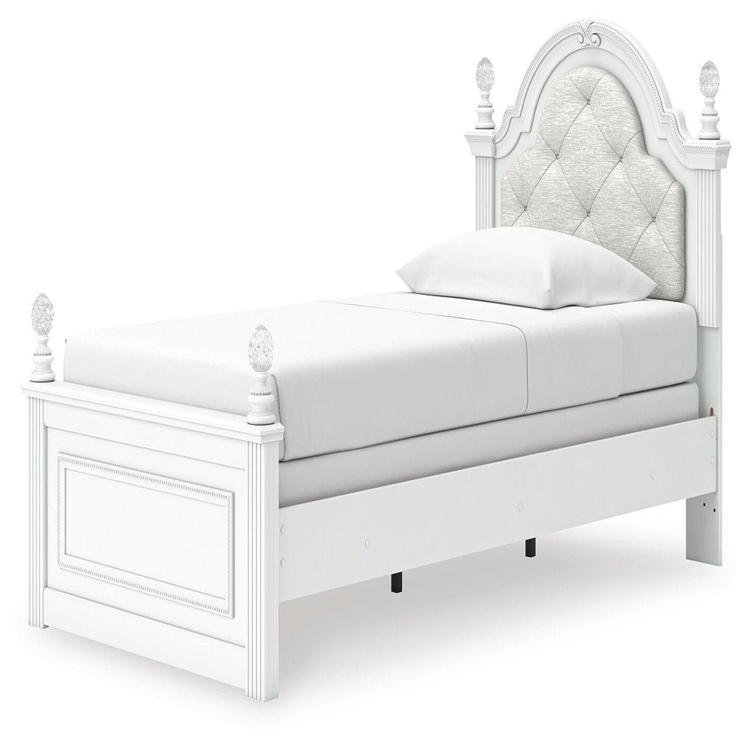 Kozlani Twin Upholstered Panel Bed (PCB1819-SI) - Image 4